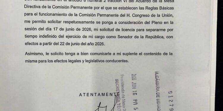 Morón oficializa su aspiración con licencia indefinida y tensiona la interna de Morena en Michoacán