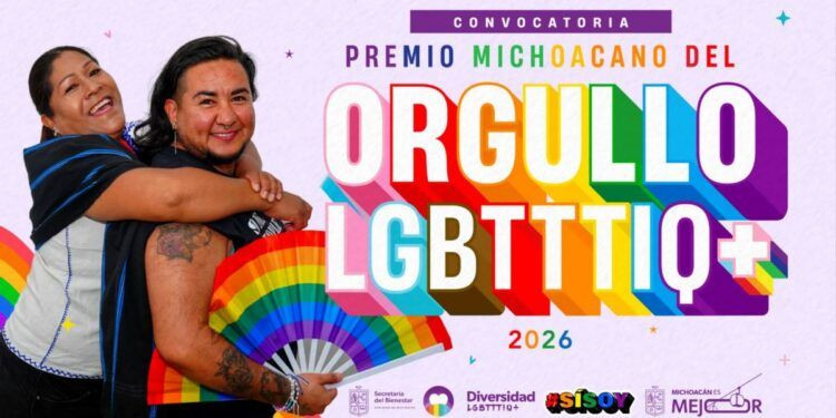 ¡Sedebi lanza convocatoria al Premio Michoacano del Orgullo LGBTTTIQ+ 2026!