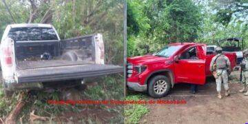 Enfrentamiento armado en Parácuaro deja un hombre sin vida; autoridades aseguran dos vehículos