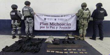 Enfrentamiento armado en Parácuaro deja un hombre sin vida; autoridades aseguran dos vehículos