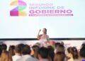 En cateo realizado en Apatzingán, asegura FGE excavadora hidráulica con reporte de robo