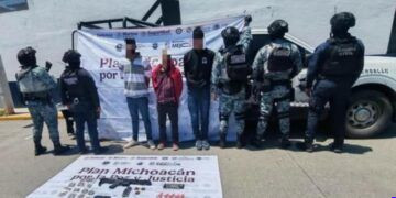 Operativos simultáneos en Uruapan desatan aseguramientos y una captura
