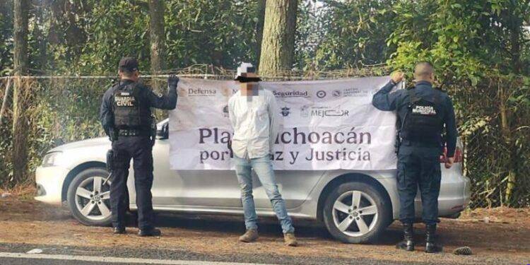 Operativos simultáneos en Uruapan desatan aseguramientos y una captura