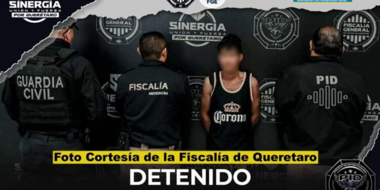 Detienen en Querétaro a presunto responsable de secuestro agravado de tres mujeres en Apatzingán