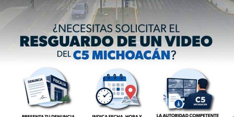 ¿Captó un delito una cámara del C5? Esto debes hacer para pedir el resguardo del video